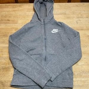 Nike grey jacket boys size medium